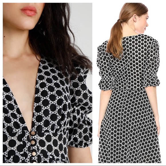 🆕NWT Sz 4 Keepsake the Label Geometric Midi Dress - Picture 13 of 16